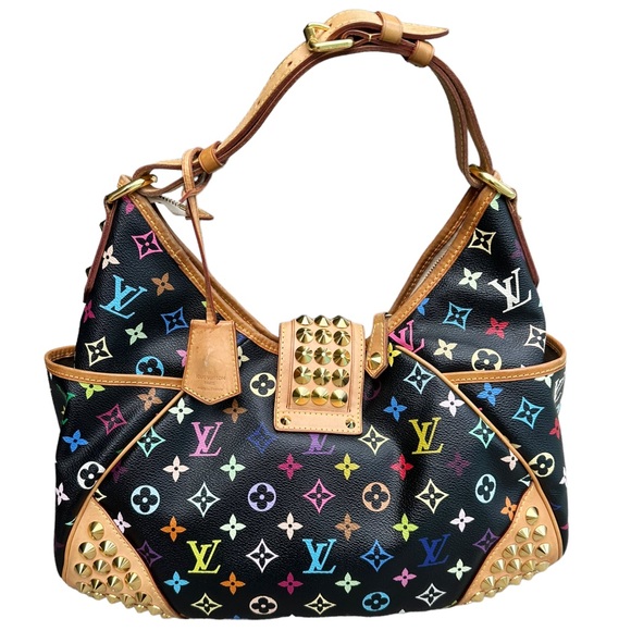 Louis Vuitton Chrissie MM in Noir Black Multicolor Limited Edition M40310 - Picture 5 of 14
